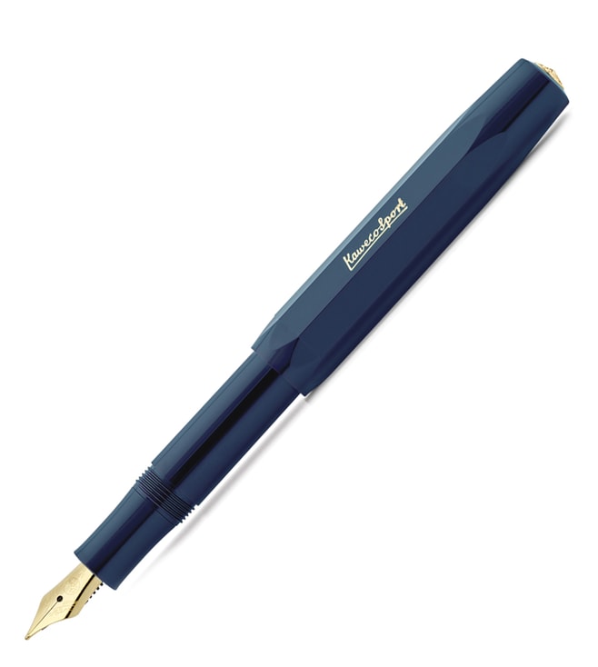 Buy Kaweco Classic Sport Fountain Pen - Navy (Double Broad) Online