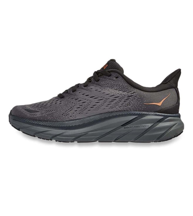 Buy Hoka Clifton 8 Ash Grey Running Shoes for Women Online @ Tata CLiQ ...
