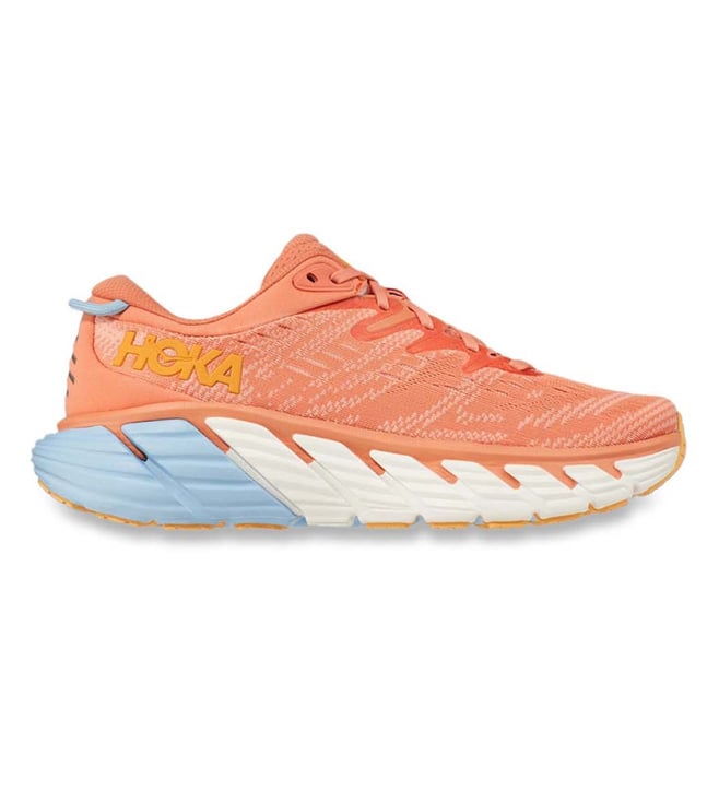 Buy Hoka Gaviota 4 Salmon Pink Running Shoes for Women Online @ Tata ...