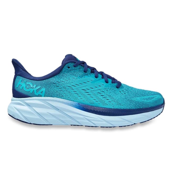 Buy Hoka Clifton 8 Scuba Blue Running Shoes for Men Online Tata CLiQ
