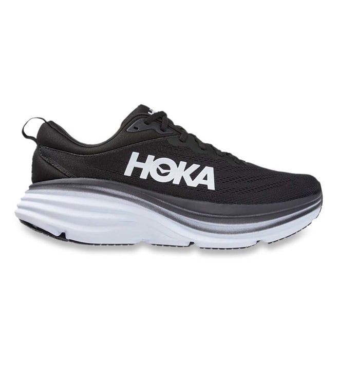 Buy Hoka Bondi 8 Ink Black Running Shoes for Men Online @ Tata CLiQ Luxury