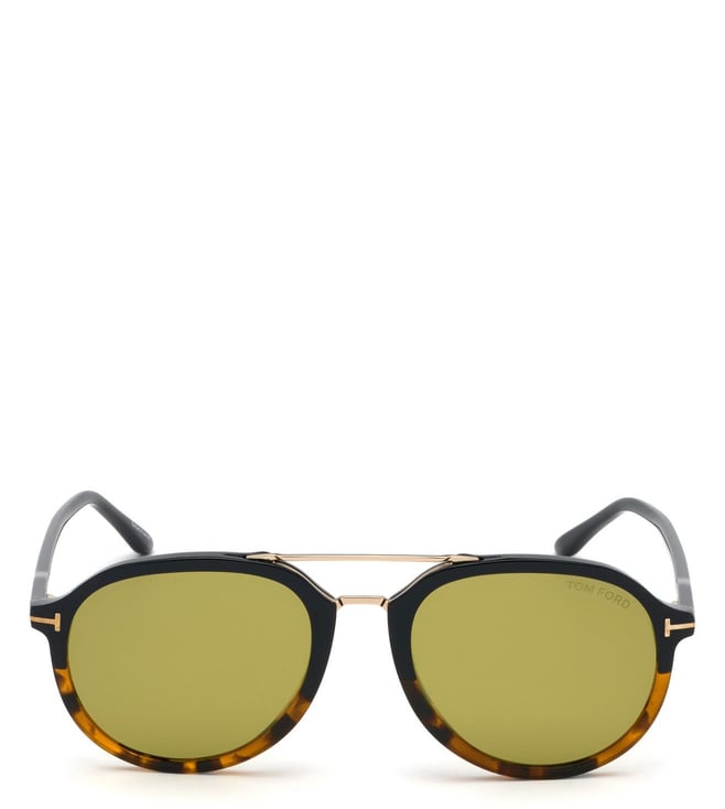 Buy Tom Ford FT06745505N Green Aviator Sunglasses for Men Online @ Tata  CLiQ Luxury