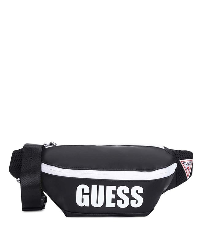 Guess black bum outlet bag