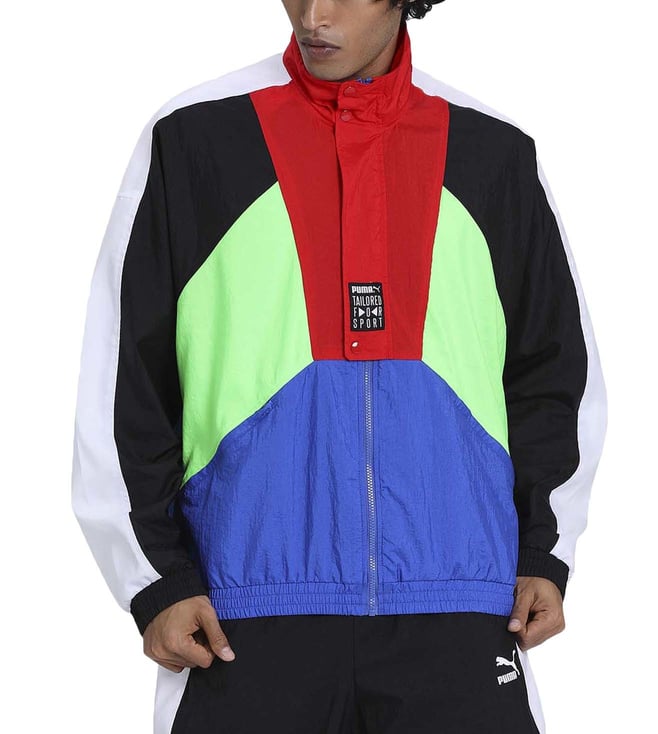 Puma colorblock windbreaker best sale