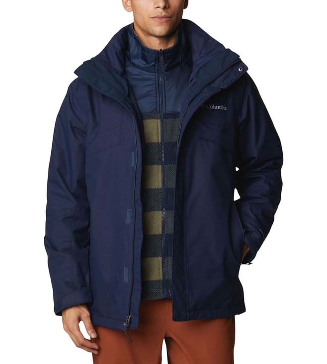 Buy Columbia Collegiate Navy Slim Fit Parka Jacket for Men Online