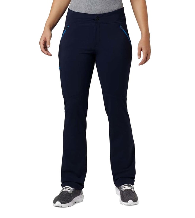 Buy Columbia Blue Slim Fit Passo Alto Pants for Women Online @ Tata CLiQ  Luxury