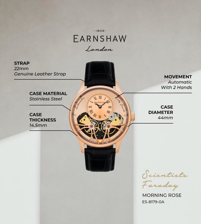 Buy Earnshaw ES-8179-01 Watch in India I Swiss Time House