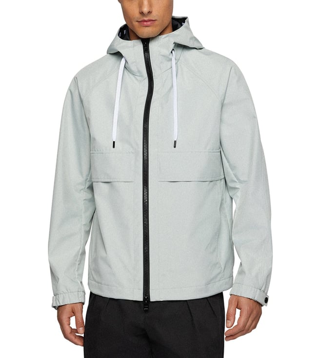 Grey Casual Wear Men Hooded Zipper Jacket at Rs 550/piece in Gurugram