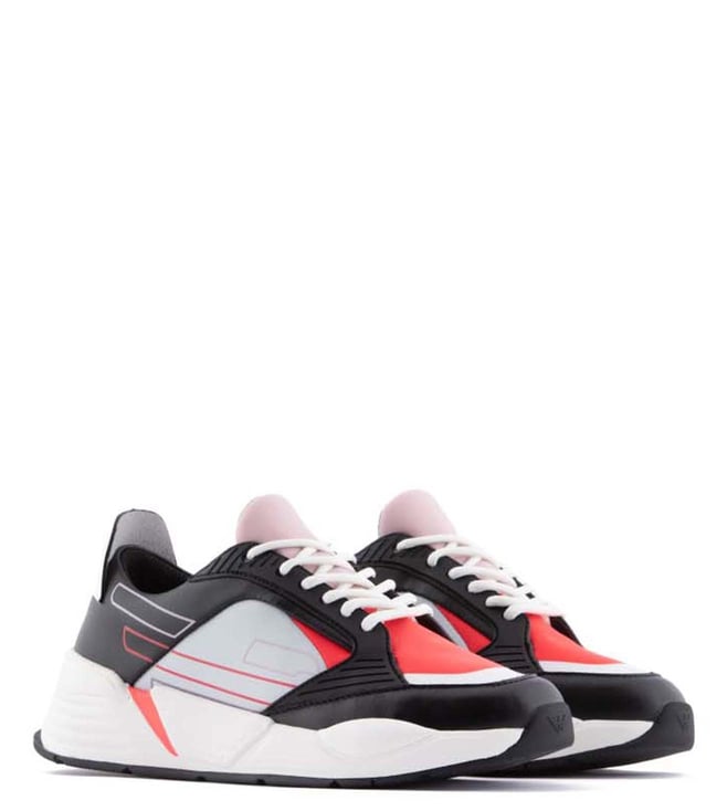 Buy Emporio Armani BL, WHT, Magenta & Pearl Women Sneakers Online @ Tata  CLiQ Luxury