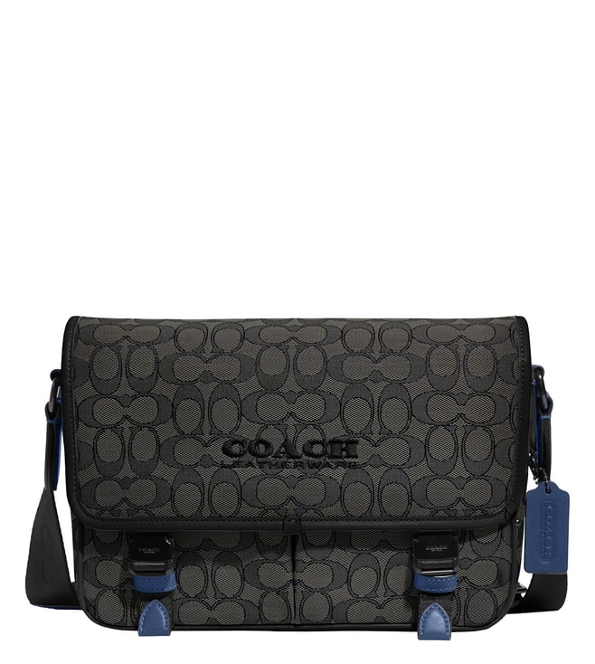 Buy Coach Black League Jacquard Color Block Medium Cross Body Bag for Men  Online @ Tata CLiQ Luxury