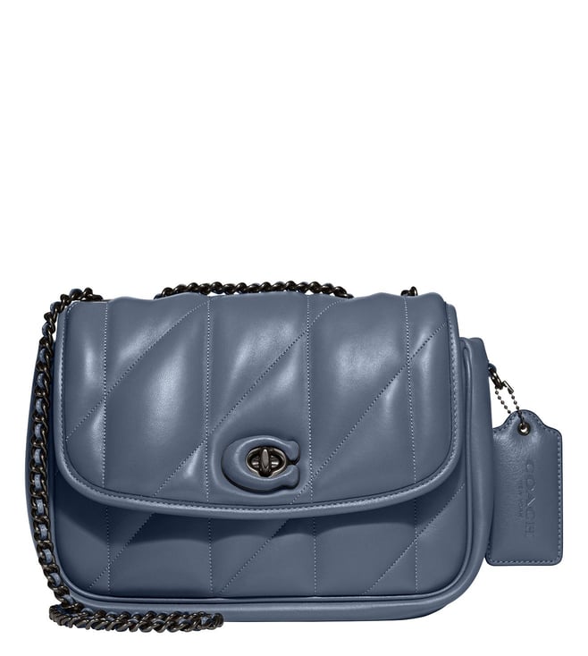 Buy Coach Blue Pillow Madison Quilted Medium Cross Body Bag for