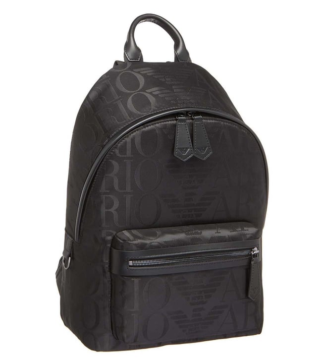 Buy Emporio Armani Black Logo Large Backpack for Men Online @ Tata CLiQ  Luxury