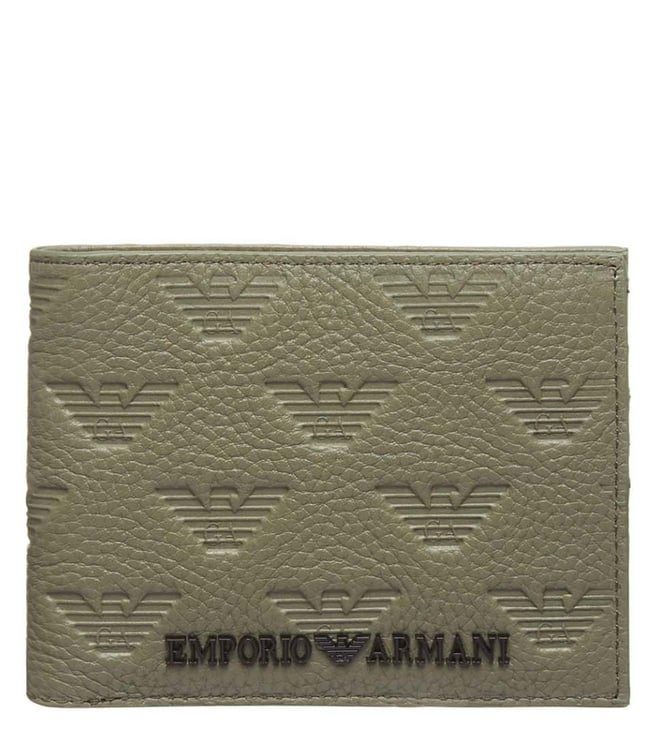 Buy Emporio Armani Sage Small Bi-Fold Wallet for Men Online @ Tata CLiQ  Luxury