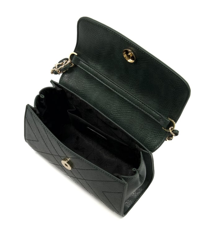 Buy Dune London Green Dinks Twisted Top Handle Cross Body Bag for Women ...