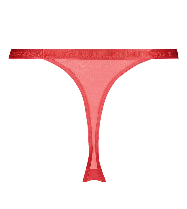 Buy Hunkemoller Hibiscus Fire Tanga String Bikini Briefs for Women ...