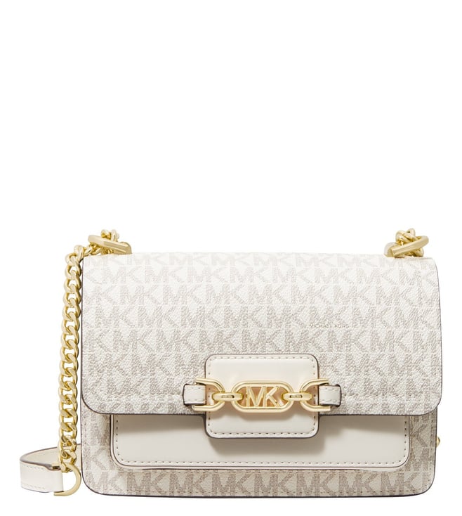 Buy MICHAEL Michael Kors Vanilla Logo Medium Cross Body Bag for Women  Online @ Tata CLiQ Luxury