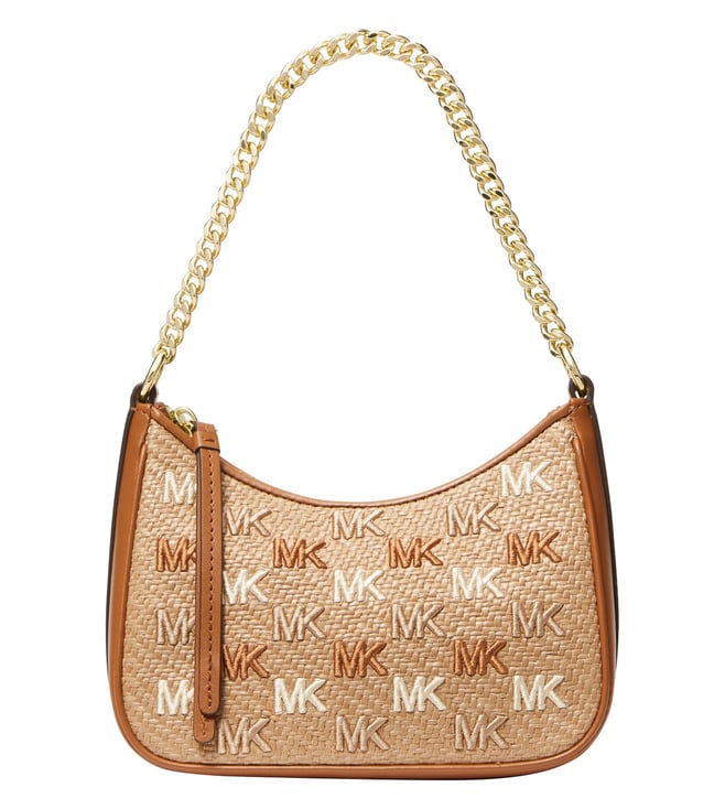 Empire Medium Patent Chain-link Pochette | Michael Kors