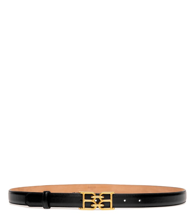 Buy BOSS Black Monogrammed Leather Reversible Belt for Women Online @ Tata  CLiQ Luxury
