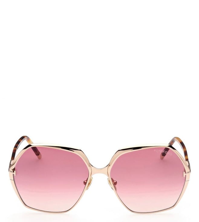 Buy Tom Ford FT0912 60 28T Fonda-02 Beveled Sunglasses for Women Online @  Tata CLiQ Luxury