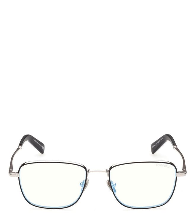 Buy Tom Ford FT5748-B 53 002 Blue Block Square Eye Frames For Men ...