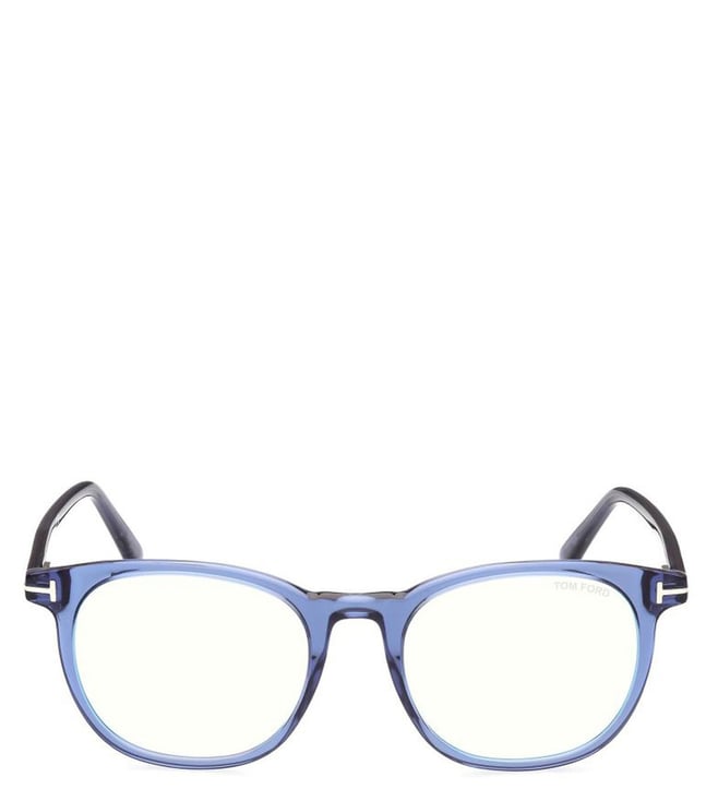 Buy Tom Ford FT5754-B 51 090 Blue Block Square Eye Frames for Men Online @  Tata CLiQ Luxury