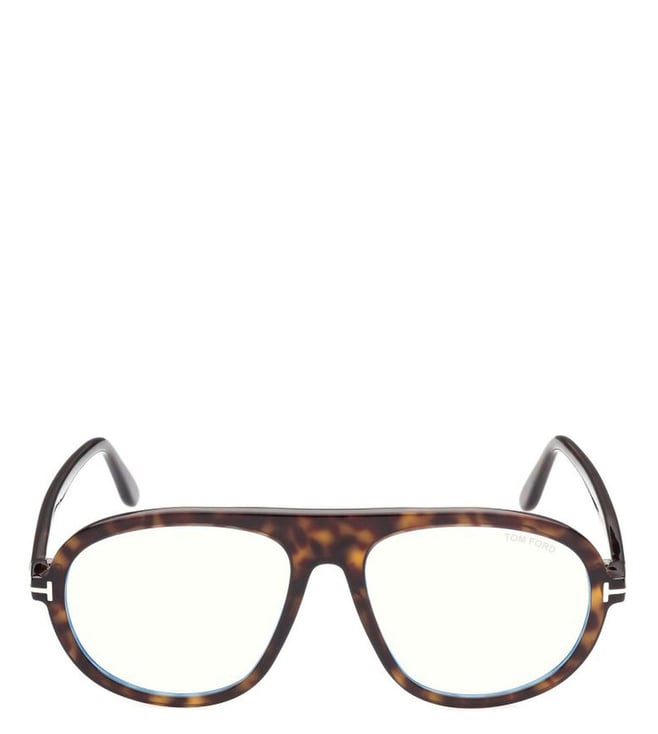 Buy Tom Ford FT5755-B 55 052 Blue Block Pilot Eye Frames for Men Online @  Tata CLiQ Luxury