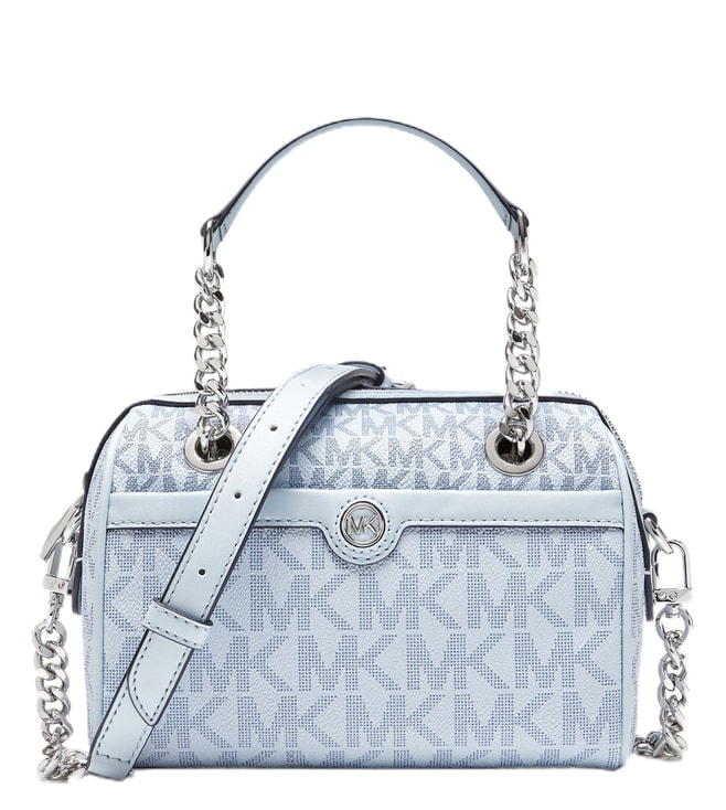 Buy MICHAEL Michael Kors Soft Sky Blaire Logo Medium Duffle Bag for Women  Online @ Tata CLiQ Luxury