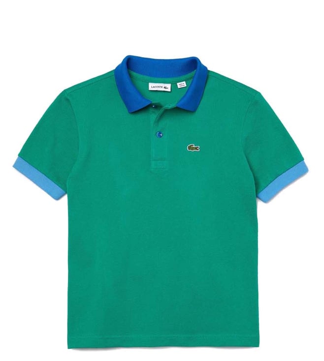 Lacoste Kids' Signature Print Polo