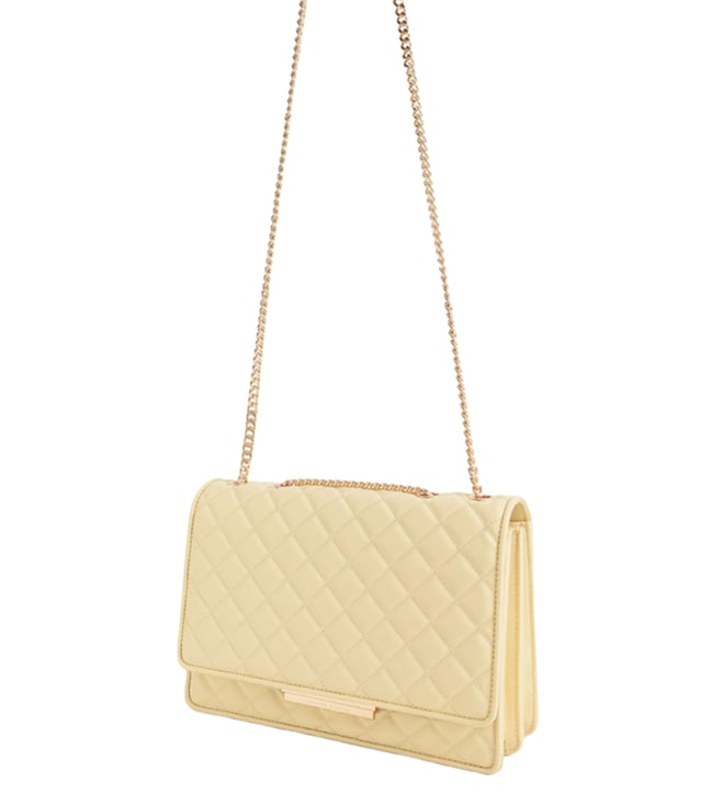 Buy Charles & Keith Butter Quilted Medium Shoulder Bag for Women Online ...