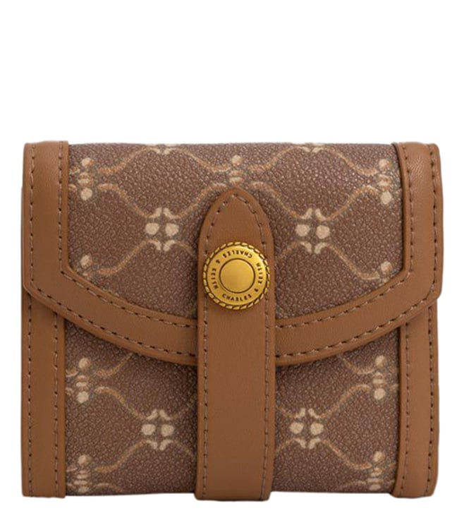 Este Belted Printed Phone Pouch - Chocolate