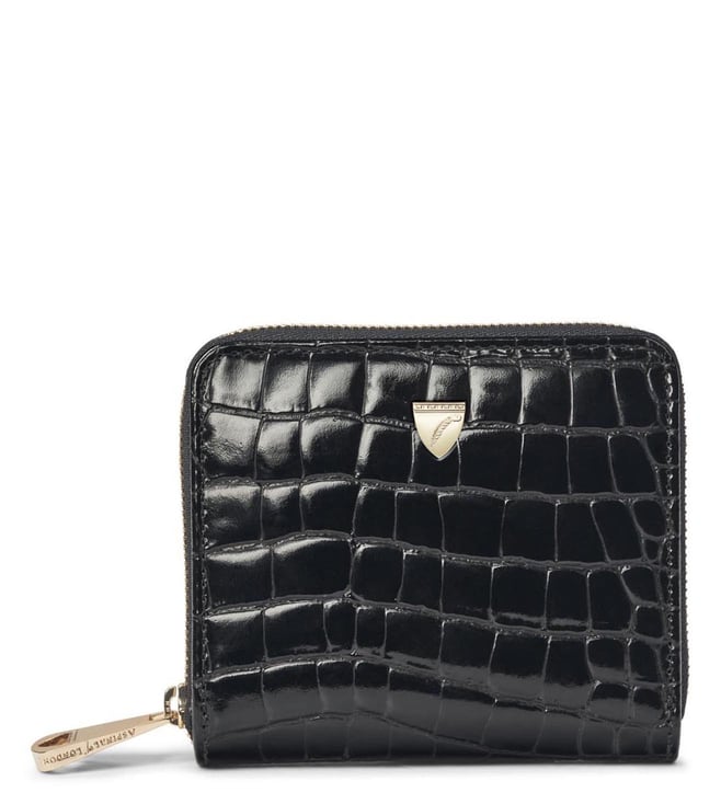 Aspinal Of London Continental With Shieldtea Shine Small Croc Purse : OS |  Galeries Lafayette Doha