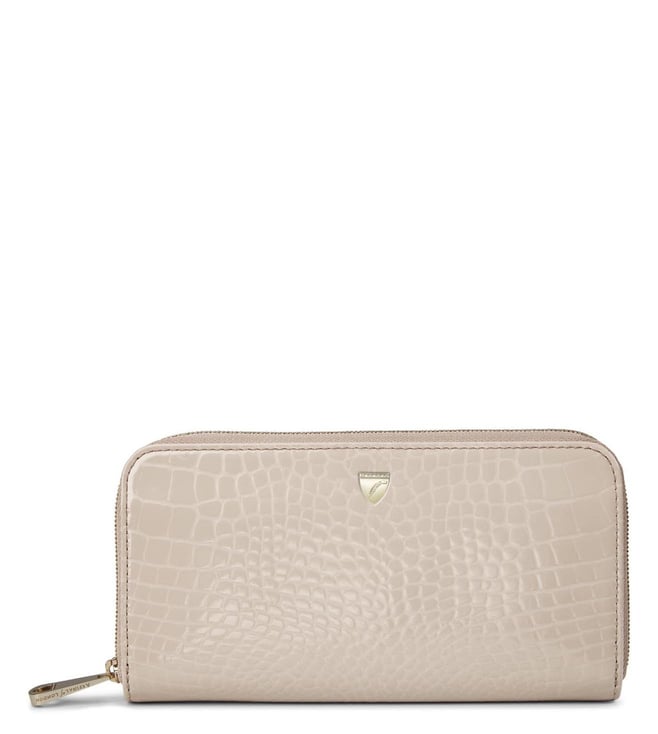 London Purse in Smooth Ivory | Aspinal of London