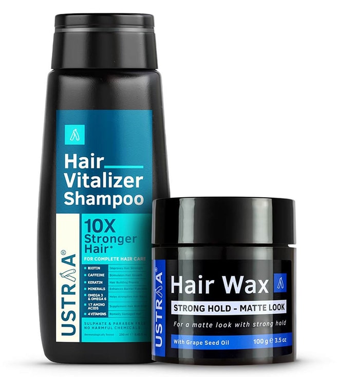 Ustraa Hair Vitalizer Shampoo & Hair Wax from Ustraa at best prices on Tata  Beauty