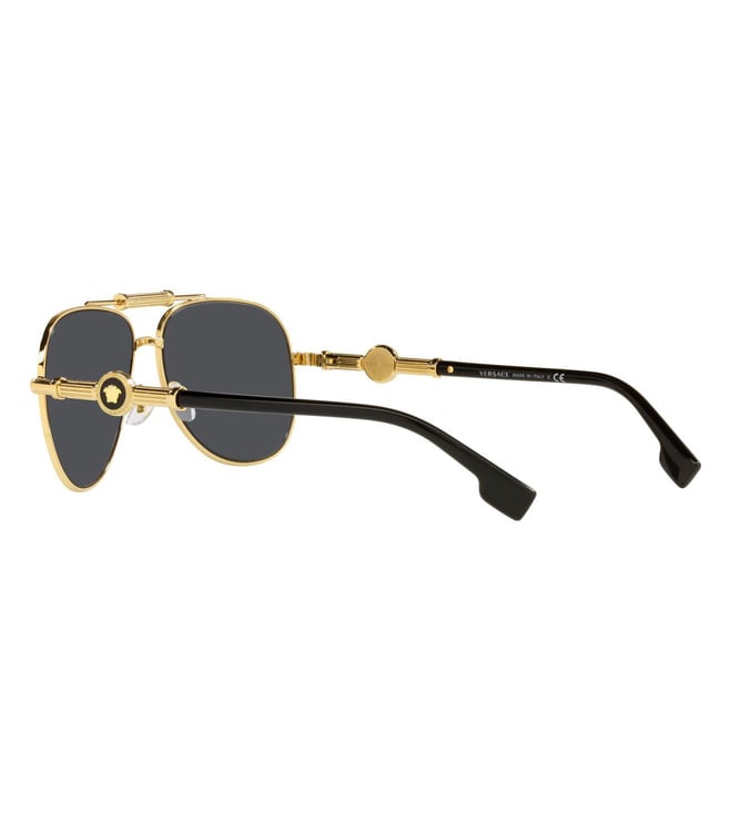 Buy Versace 0VE2236 Rock Icons Aviator Sunglasses for Unisex Online ...