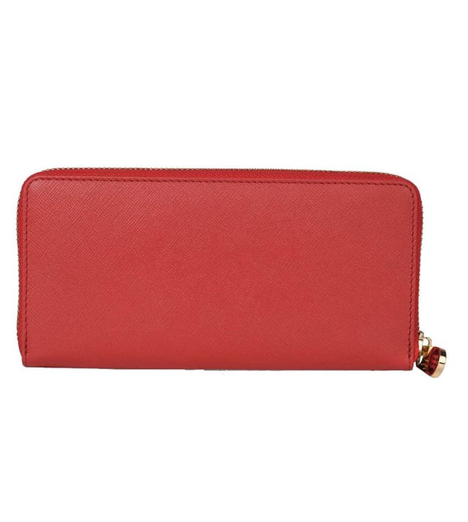 Buy Tommy Hilfiger Red Claudia Zip Around Small Wallet for Women Online