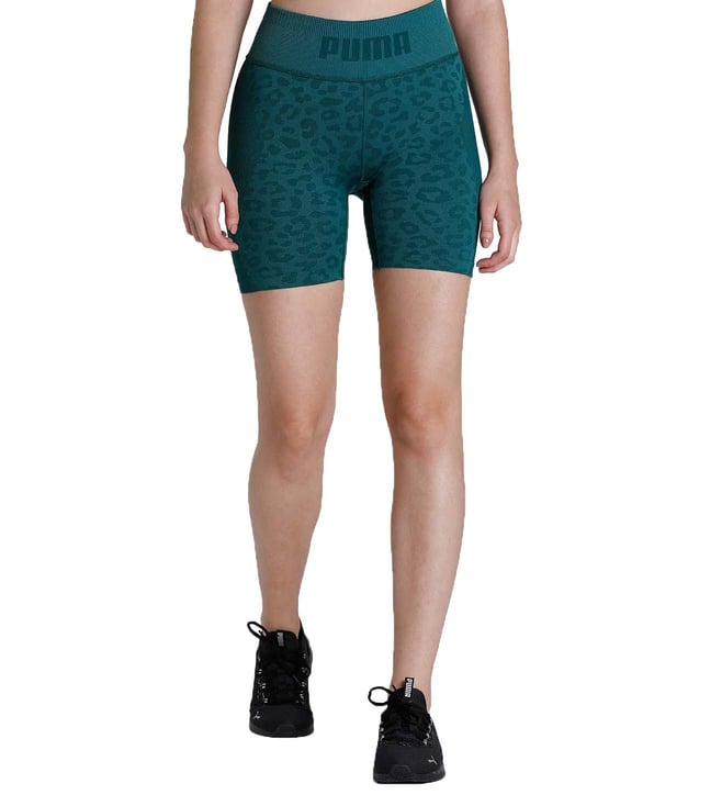 puma track shorts green