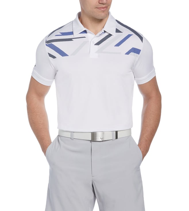 white polyester cotton polos homme golf