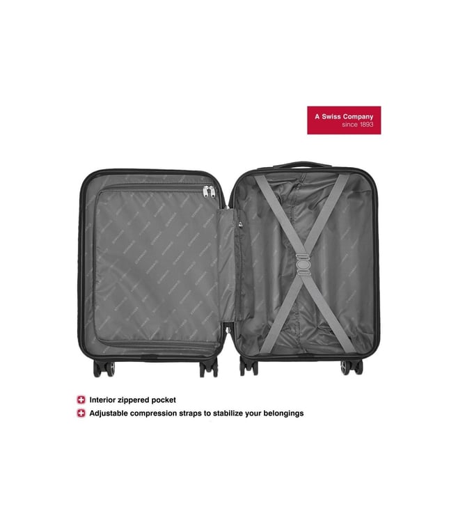 Buy Wenger Silver Static Pro Textured Small Checked Luggage Online