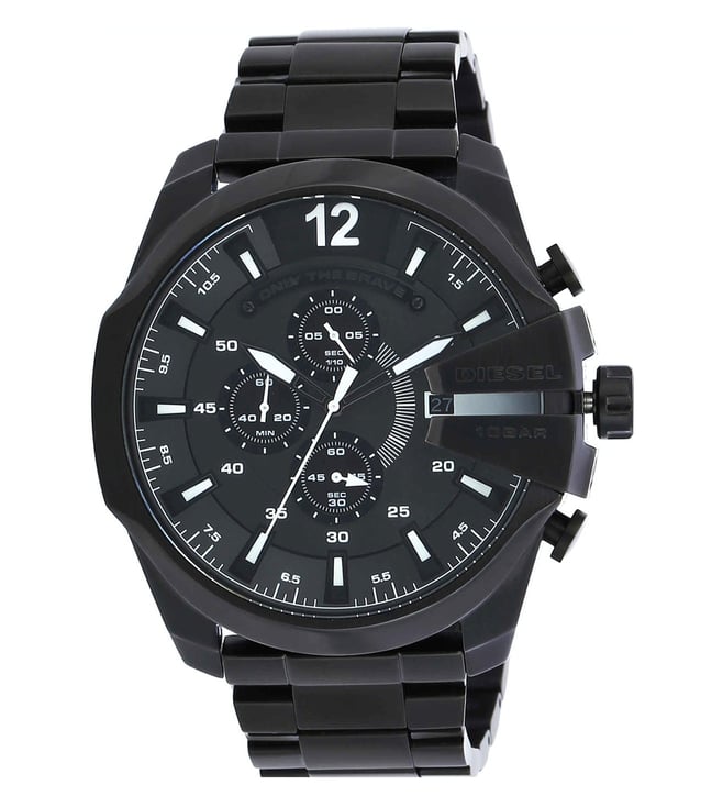 Buy Diesel DZ4283 Mega Chief Chronograph Analog Watch for Men Online ...