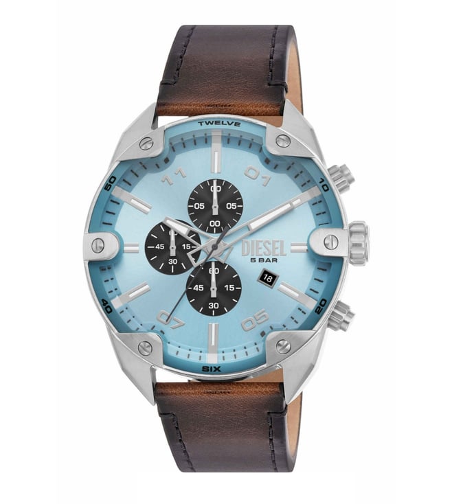 Buy Diesel DZ4606 Spiked Chronograph Analog Watch for Men Online Tata CLiQ Luxury