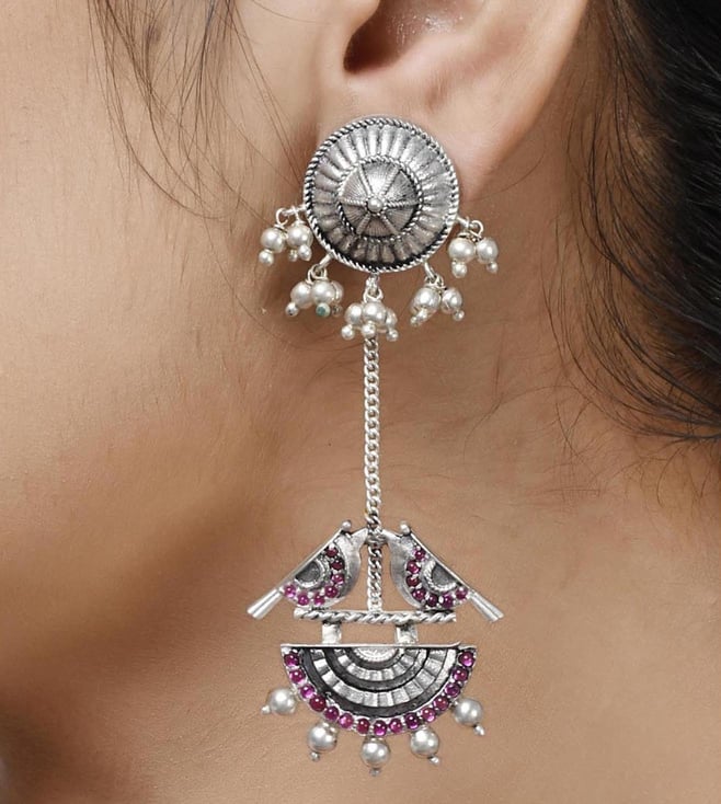 Cagole Stud Earrings in Silver  Balenciaga  Mytheresa