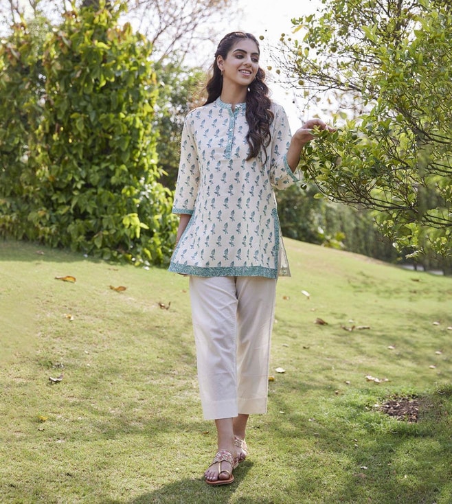 Firdaus Short Kurta  Pant  Kurta designs women Casual indian fashion  Cotton kurti designs