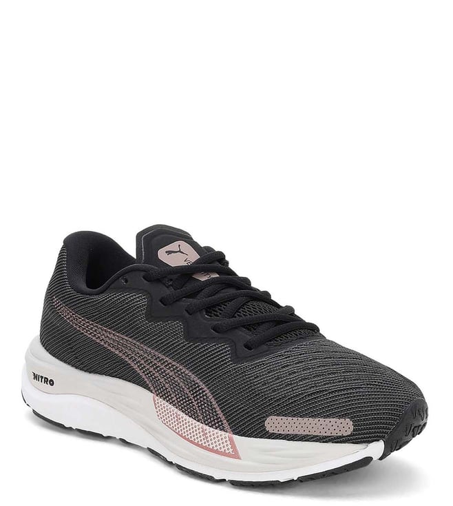 Buy Puma Black & Rose Gold Running Shoes for Women Online @ Tata CLiQ ...