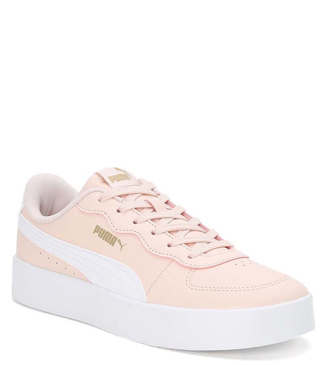 gold white and pink pumas