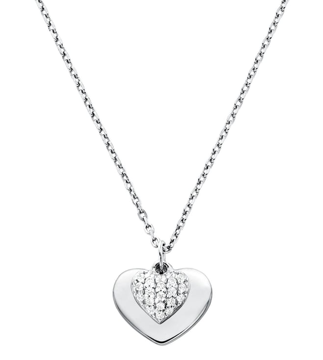 Michael Kors Core Heart Necklace - Necklaces from Bradbury's The Jewellers  UK