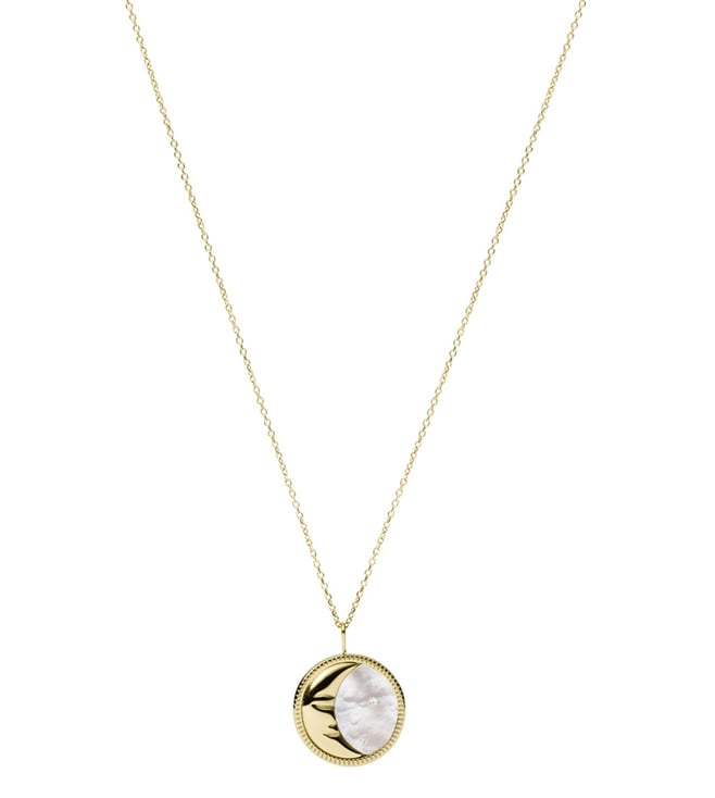 fossil necklace circle