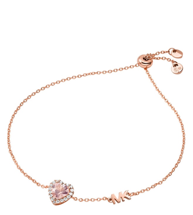 Buy MICHAEL KORS Premium Rose Gold Crystal Womens Bracelet  MKC1383AN791   Shoppers Stop