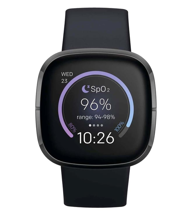 Fitbit Sense Carbon/Graphite Stainless Steel Smart Watch, 43% OFF