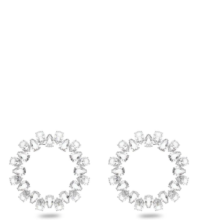 Shop SWAROVSKI Elegant Style Outlet Earrings by luckyfukurou | BUYMA