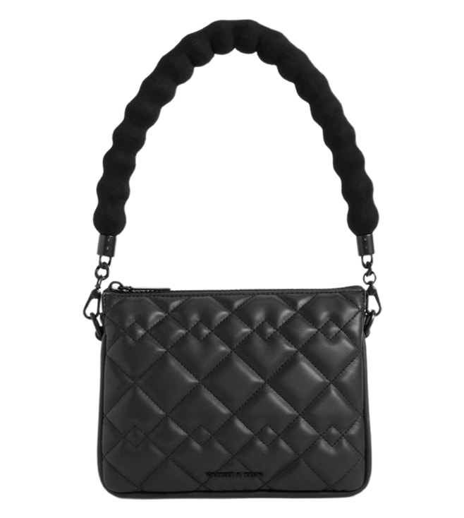 Buy CHARLES & KEITH Black Quilted Lana Small Shoulder Bag for Women Online  @ Tata CLiQ Luxury